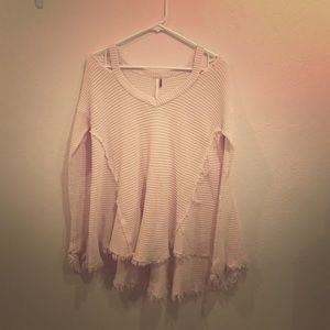 Free people cold shoulder sweater