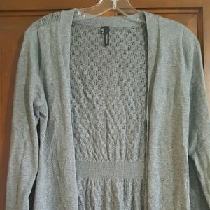 Maurice's open front cardigan