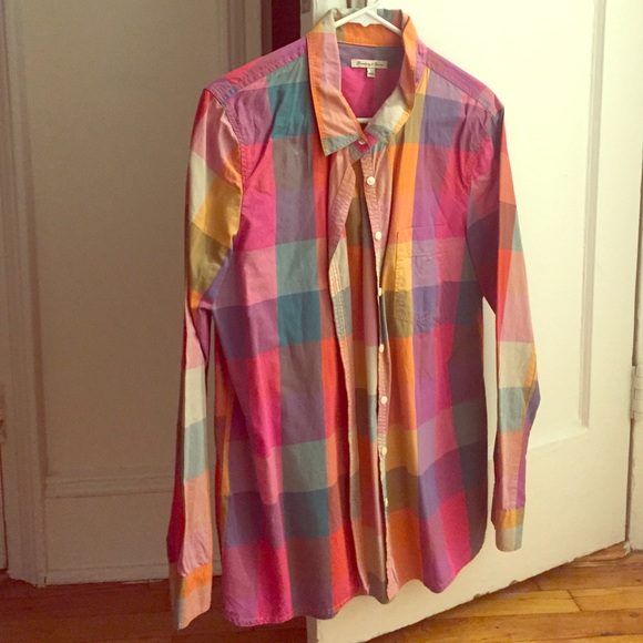 Madewell Tops - Madewell Plaid blouse