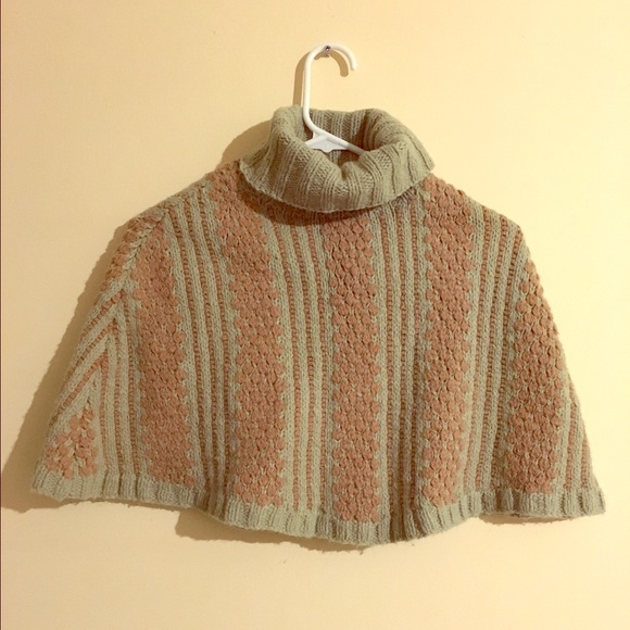 Anthropologie Sleeping on Snow sweater poncho S