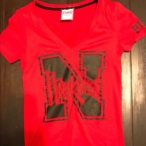 PINK (red) Nebraska shirt!