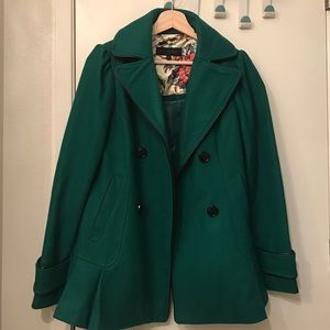 Steve Madden green pea coat
