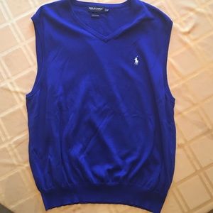 Polo Royal Blue Golf sweater vest