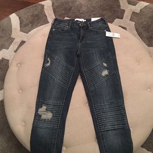 Kendall and Kylie moto midrise jeans. NWT!