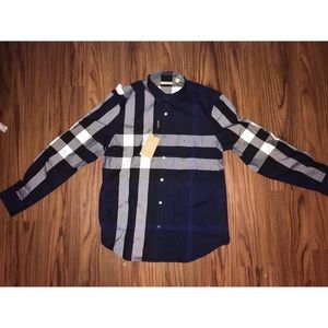 Burberry Brit "Fred" trim sport shirt