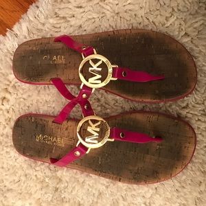 Magenta Micheal Kors sandals