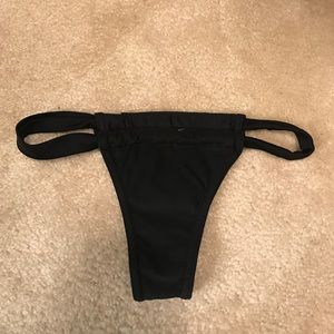 Black Brazilian Cut bikini bottom
