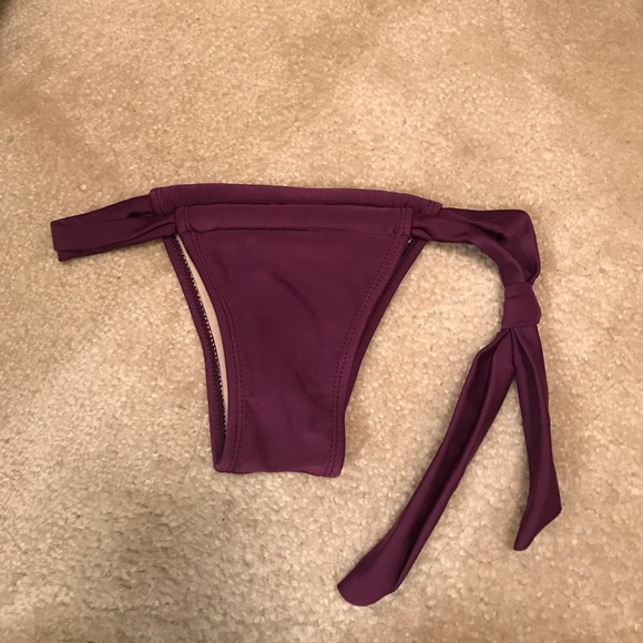 Purple Brazilian Cut Bikini Bottom