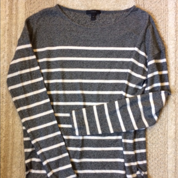 J. Crew striped lightweight sweater M