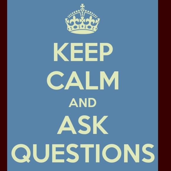 Ask QUESTIONS and MAKE offers! ☺️