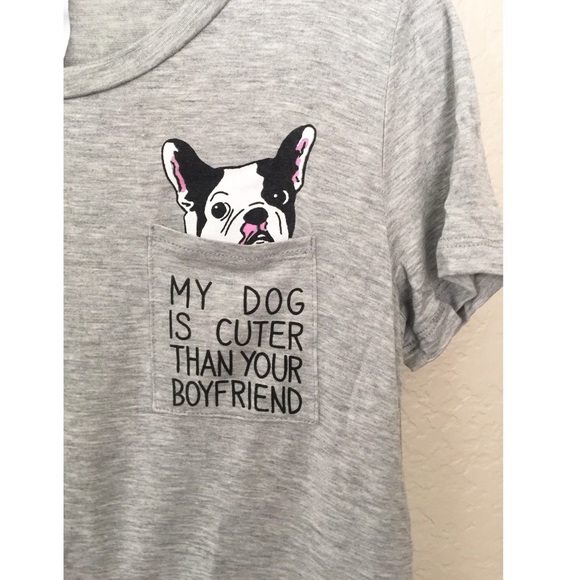 Super Soft "My Dog is Cuter"Top - Picture 3 of 7