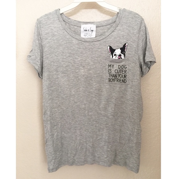 Super Soft "My Dog is Cuter"Top - Picture 5 of 7