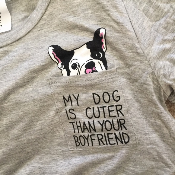 Super Soft "My Dog is Cuter"Top - Picture 7 of 7