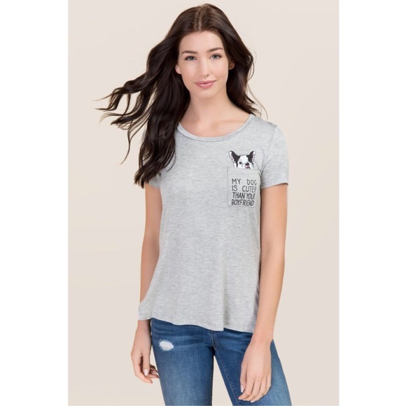 Super Soft "My Dog is Cuter"Top - Picture 2 of 7