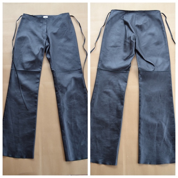 illia Denim - illia 100% Leather Designer Pants