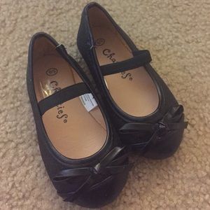Chatties black ballet flats for toddler