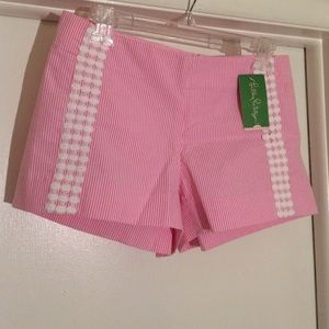 NWT Lilly Pulitzer Lucky Seersucker Liza Short