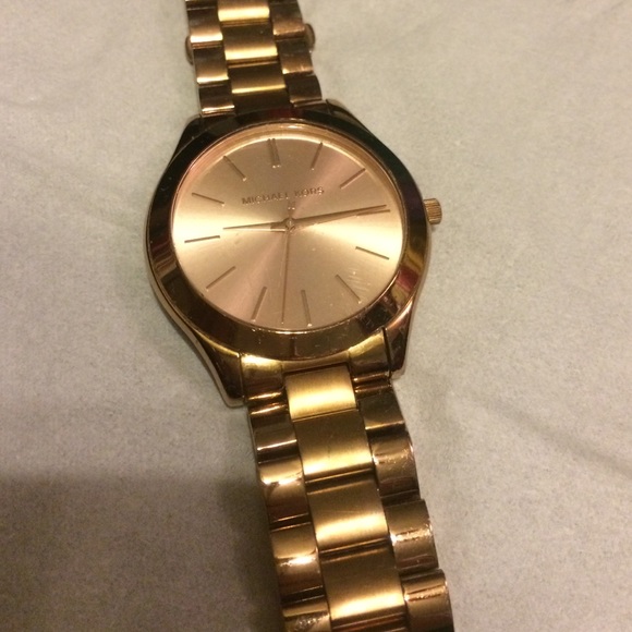 Michael Kors rose gold watch