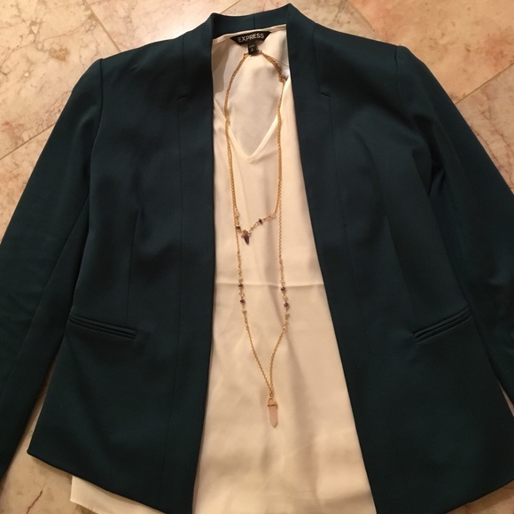 Deep turquoise blazer