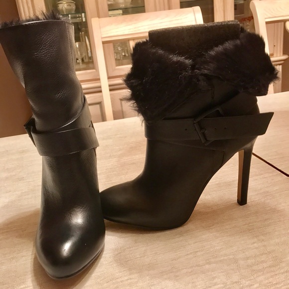 ALDO fur lined booties