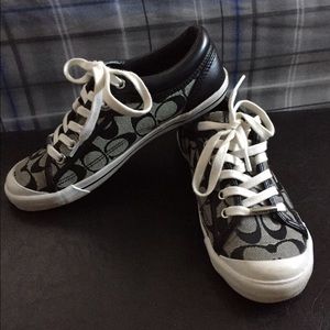Black coach sneakers