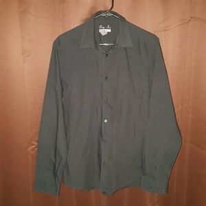 Men's black dress shirt