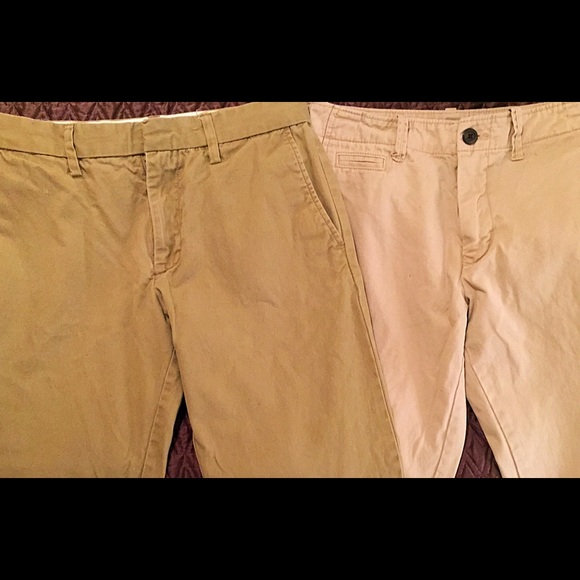 Two Pair of Khakis (Light & Dark)