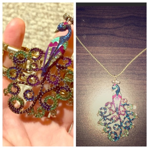 Betsey Johnson Peacock Set