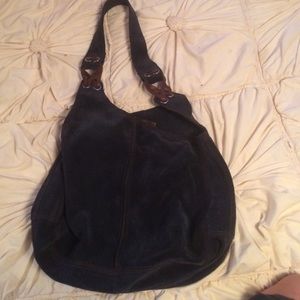 Lucky Brand suede hobo bag!!