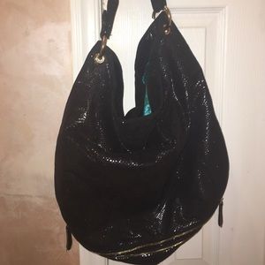 Deux Lux Edgy Over the Shoulder Sparkly Purse
