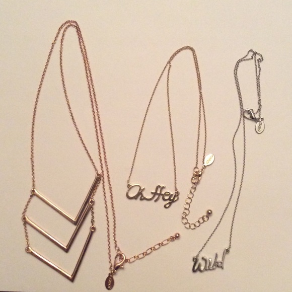 3 necklaces