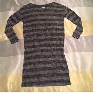 Ann Taylor loft Lou and grey striped shirt dress