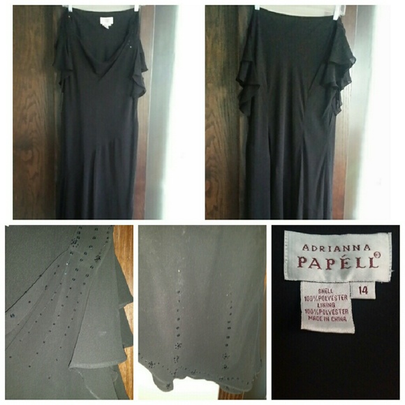 Adrianna Papell Black Dress