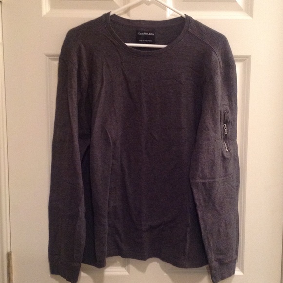 Calvin Klein dark grey long sleeve