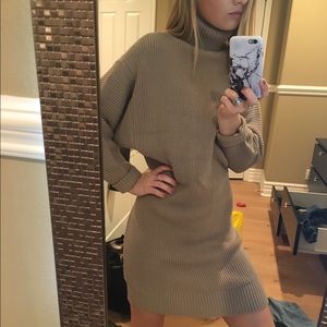 Charlotte Russe Neutral Sweater Dress