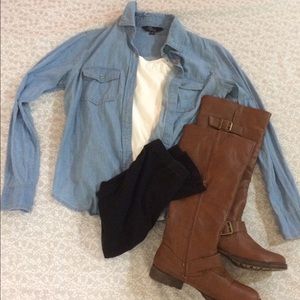 Blue chambray