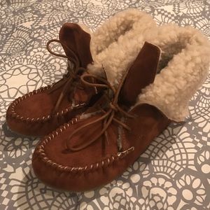 Macalu California Moccasin Booties - Never Worn
