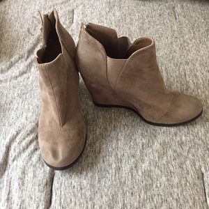 Wedge booties