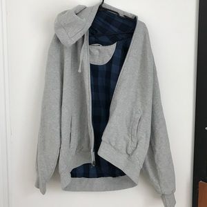 NWOT Men's L.L. Bean Lined Zip Up Hoodie