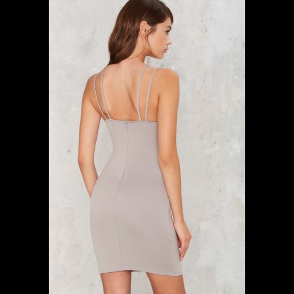 NWOT Nasty Gal Strappy Bodycon Dress - Picture 7 of 7