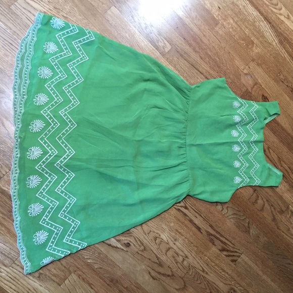 Green Party dress
