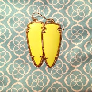 Neon Yellow Kendra Scott Earrings