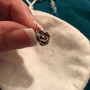 Authentic Chamilia enamel flower charm