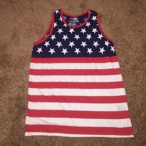 American Flag Tank Top