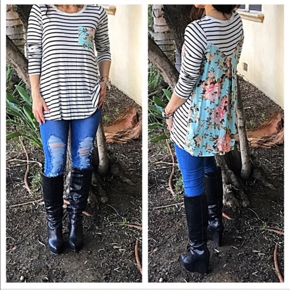 🆕 Floral back tunic ONE HOUR SALE - Picture 7 of 7