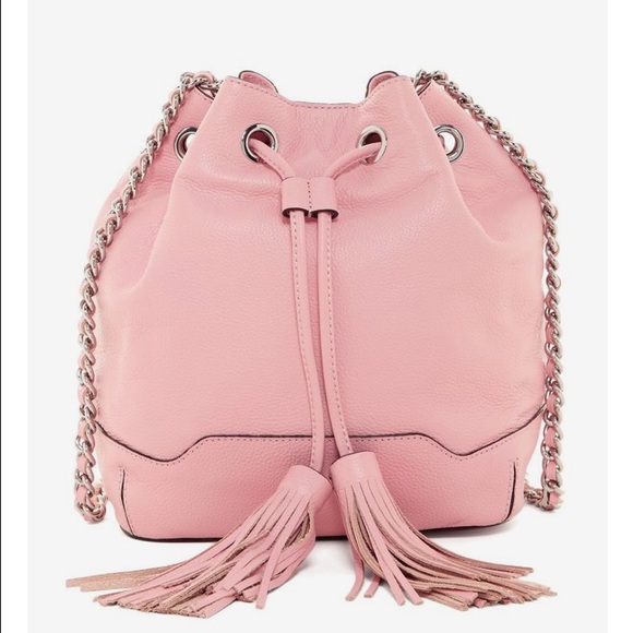 Rebecca Minkoff Lexi bucket bag in blush