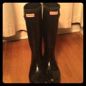 Size 8 Glossy Hunter Boots