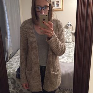 Chunky knit cardigan