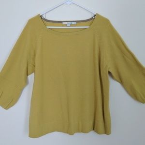 Cashmere Boden sulfur color sweater