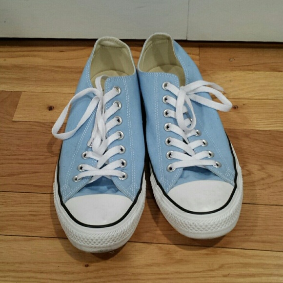 Men's powder blue Converse sneakers